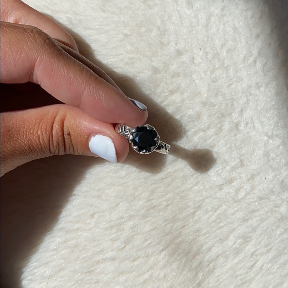 Black and Silver Silpada Ring!